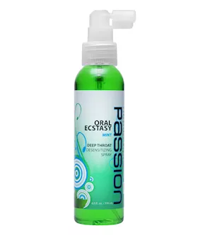 Oral Ecstasy Mint Flavored Deep Throat Numbing Spray- 4 Oz