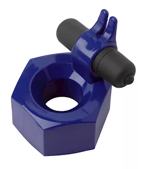 Hard Wear Cock Ring With Vibrating Rabbit Stimulator