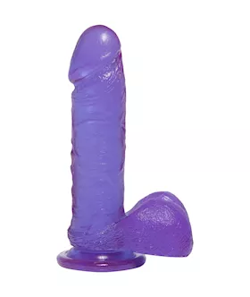 Crystal Jelly Realistic Cock With Balls