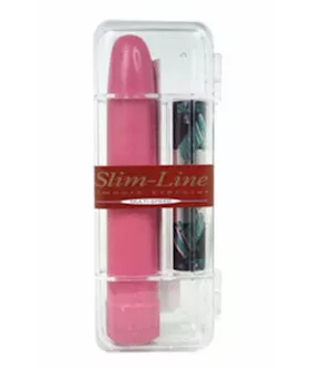Slimline With Battery Lavender Plastic Box