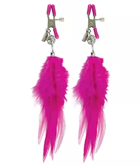 Fetish Fantasy Series Fancy Feather Nipple Clamps