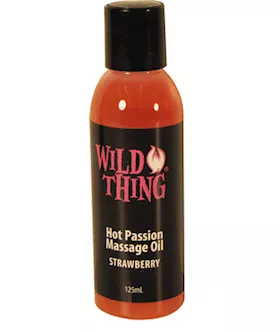 Wild Thing Hot Passion Massage Oil Strawberry