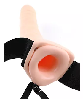 Fetish Fantasy Series 8 Vibrating Hollow Strap-on