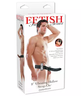 Fetish Fantasy Series 8 Vibrating Hollow Strap-on