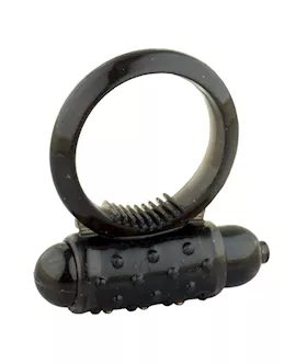 Black Stallion Snug fit Vibrating Cock Ring