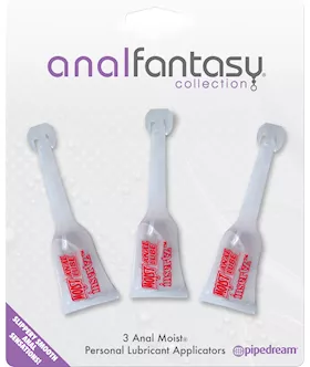 Anal Fantasy Collection Anal Moist Personal Lubricant Applicators