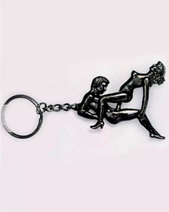 Cowgirl style keyring