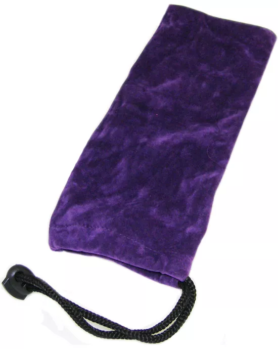 Velvet toy bag