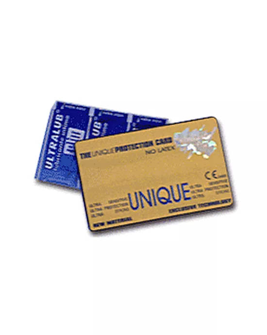 Glyde Unique Non-latex Condoms 3pk