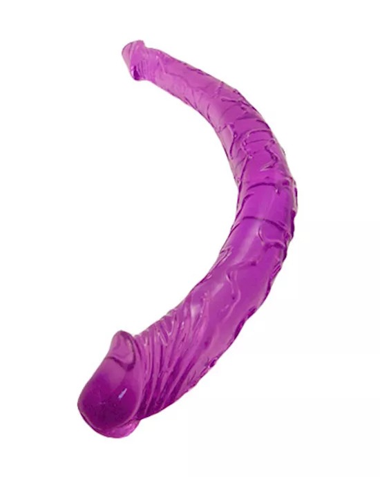 the twins double dildo purple