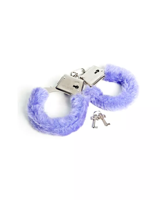 purple cuffs hand cuffs