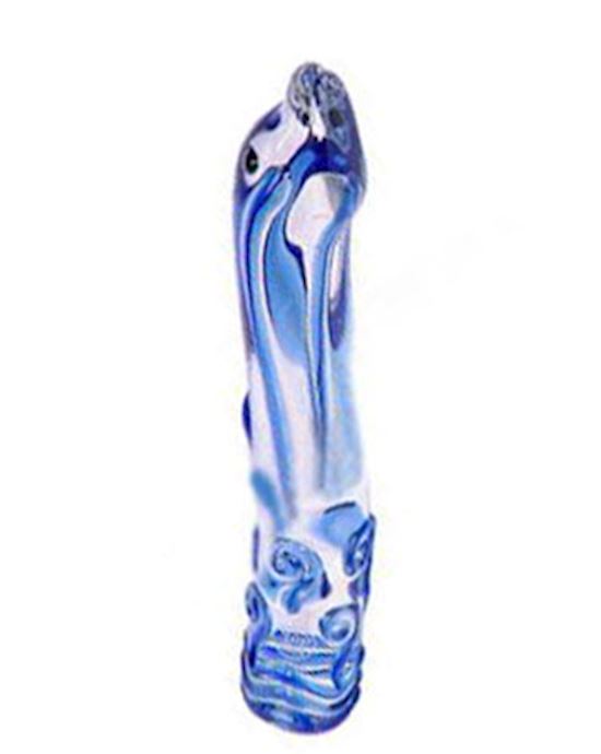 Gone Fishing Glass Dildo