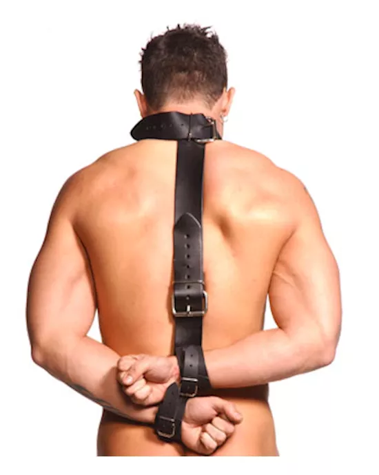 Strict Leather Neck-Wrist Restraint