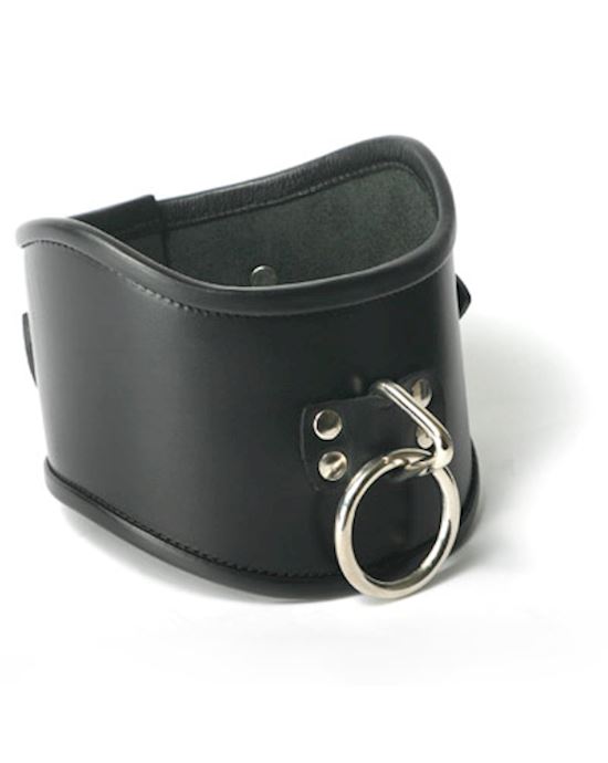 Strict Leather Locking Posture Collar