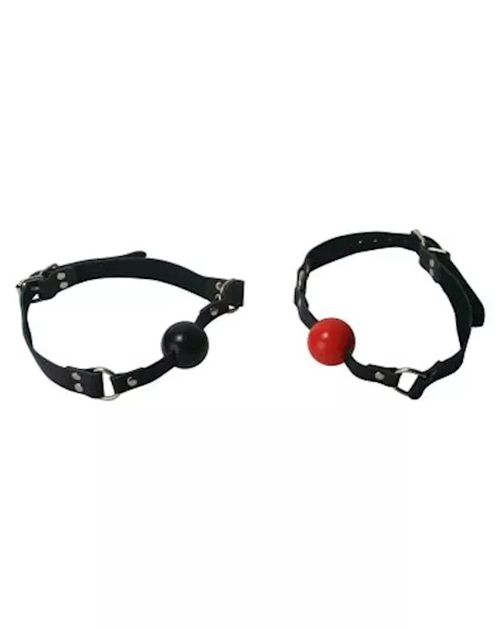 ball gag red