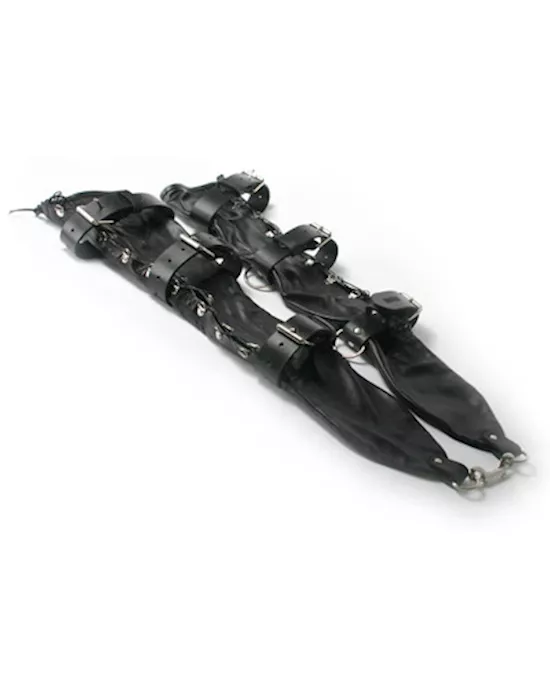 Strict Leather Bondage Sleeves