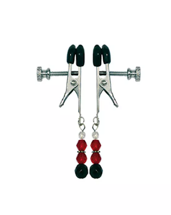 Adjustable Beaded Nipple Clamps