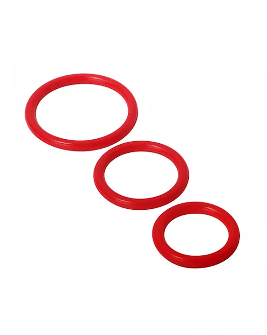 Trinity Silicone Cock Rings