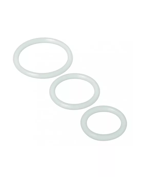Trinity Silicone Cock Rings