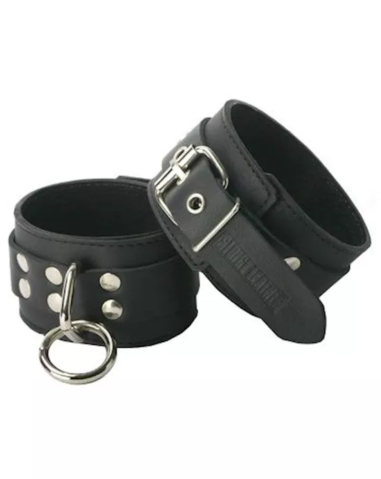 Strict Leather Suede Lined Wrist Cuffs