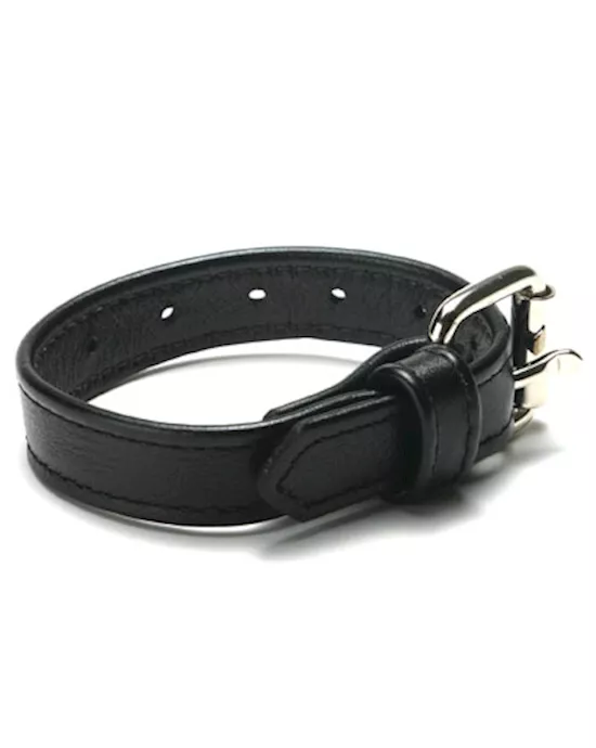 Buckle Leather Cock Ring