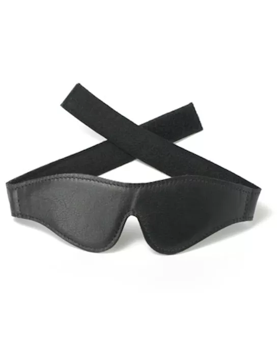 Strict Leather Velcro Blindfold