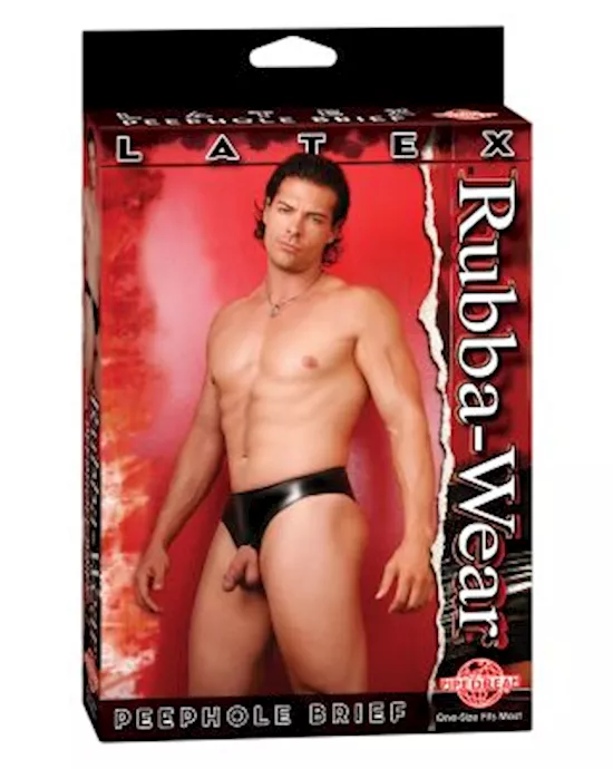 RUBBA WEAR PEEPHOLE BRIEF