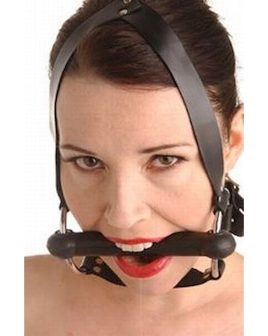 Strict Leather Locking Silicone Trainer Bit Gag