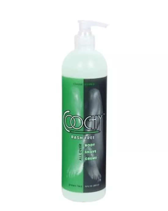 Coochy Rash-Free Shave Creme Green Tea 16 Fl Oz