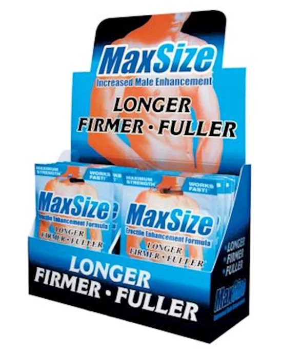 MaxSize- Erectile Enhancement 2 Tablet Pack