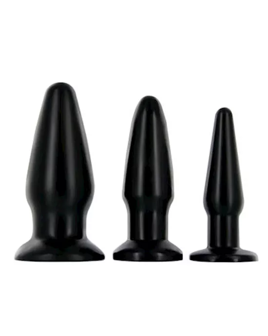 Trinity Silicone Butt Plug