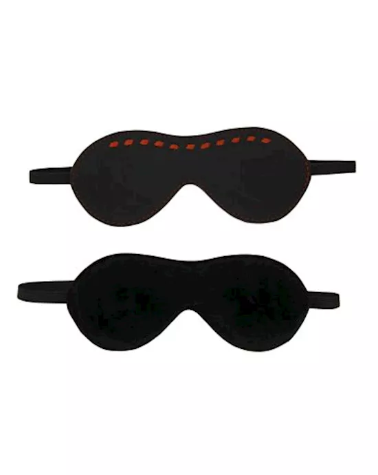 Red Buckstitch Blindfold