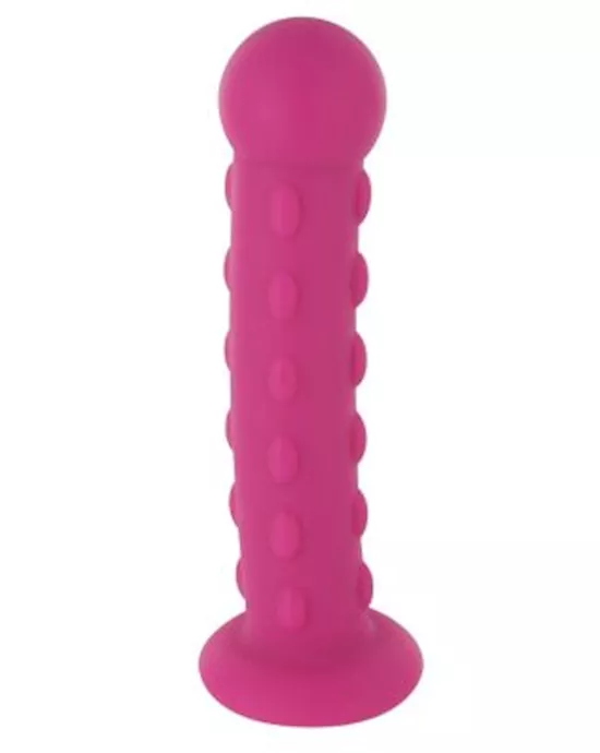 Ribbed Silicone Dildo