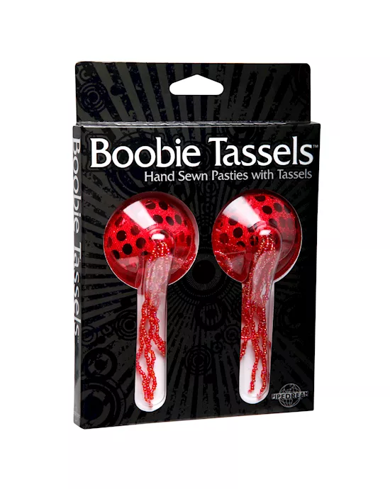 BOOBIE TASSELS RED