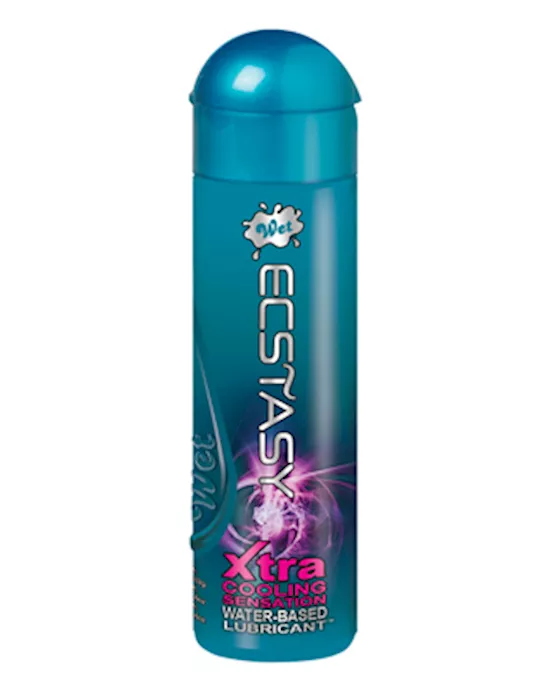 Wet Ecstasy Xtra Cooling Sensation Water Based Lube 36 oz
