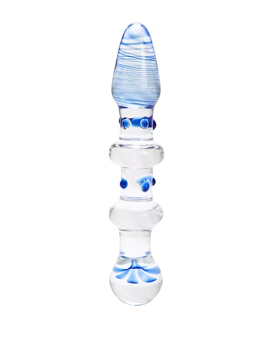 Rippling Glass Dildo