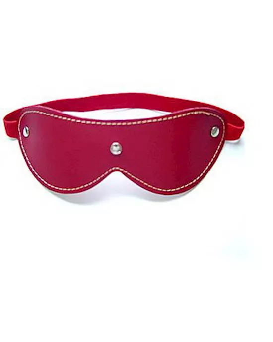 Faux Leather Blindfold