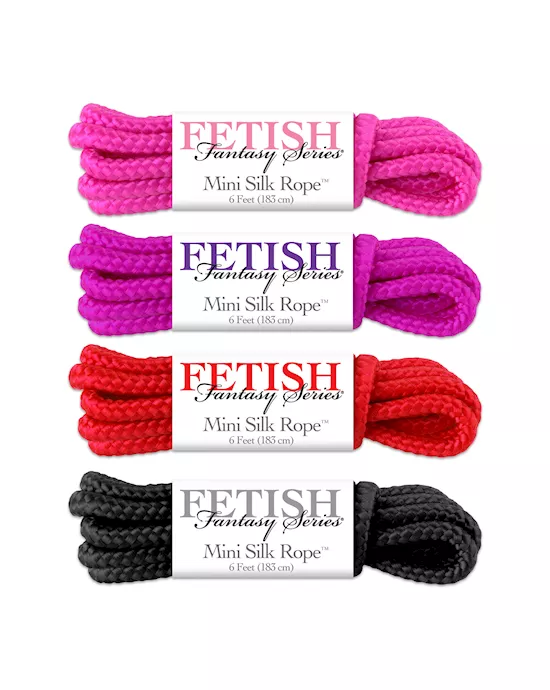 Fetish Fantasy Series Mini Silk Rope Sampler