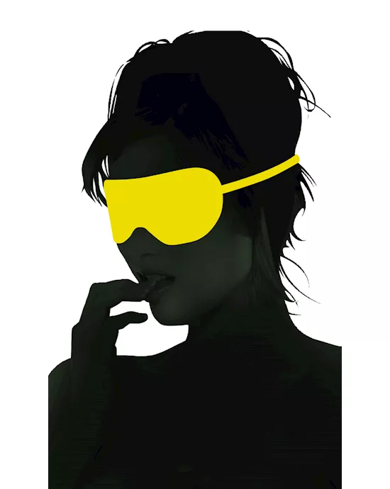 Neon Satin Love Mask