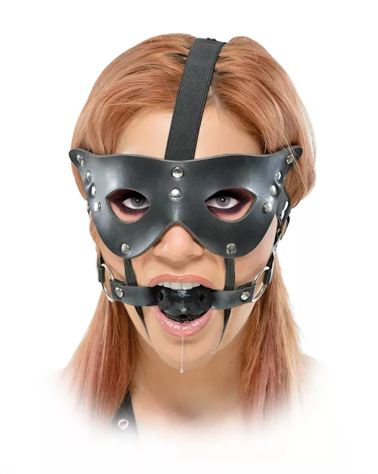Fetish Fantasy Series Masquerade Mask and Ball Gag