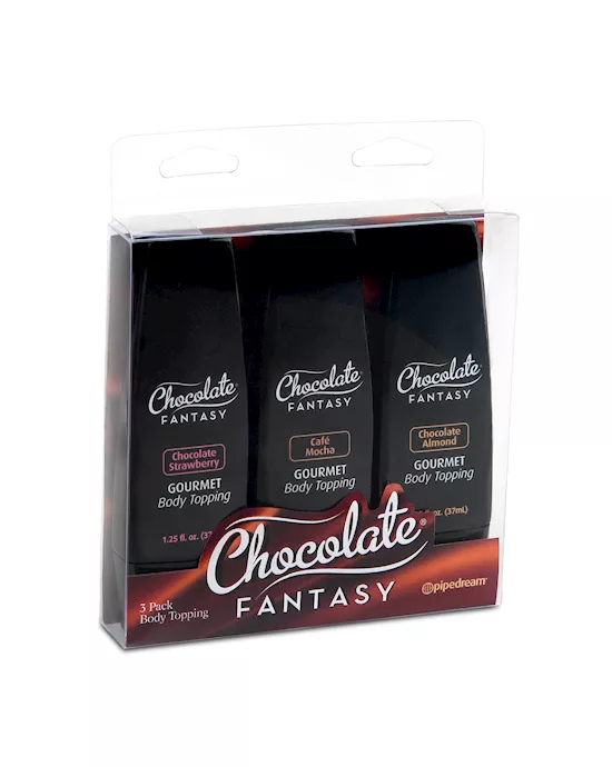 Chocolate Fantasy Body Topping Sampler 3Pack 37ml