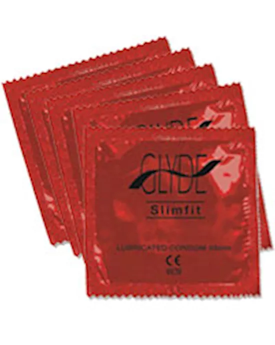 GLYDE Slimfit Condom Natural 10 pack
