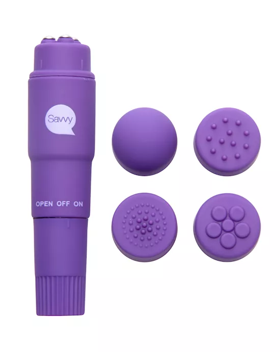 Savvy by Dr Yvonne Fulbright Flirt Velvet Coat Personal Massager