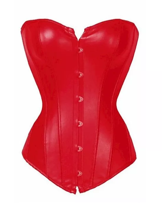 black designer corset with g-string