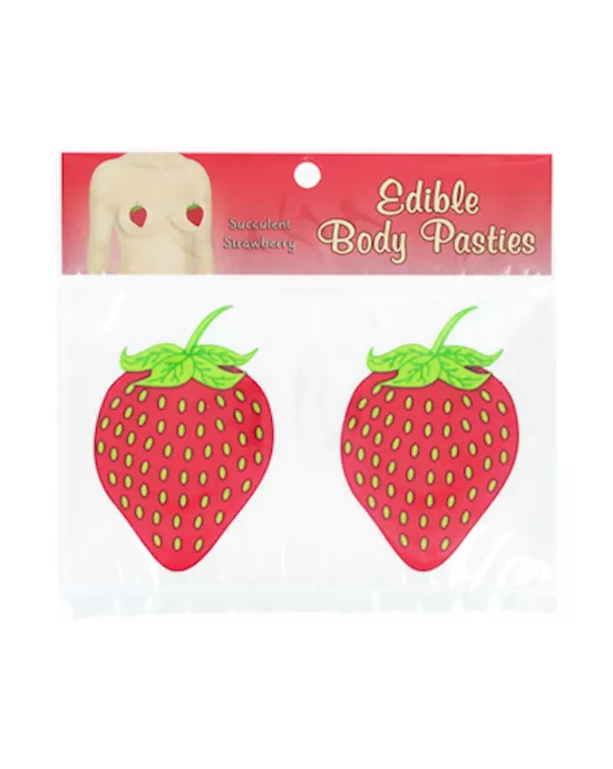 Strawberry Edible Body Pasties