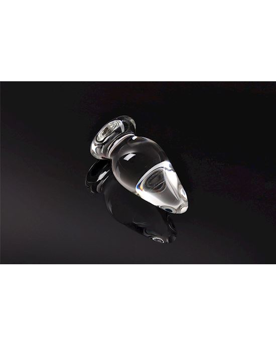 Anal Warm Up Glass Buttplug