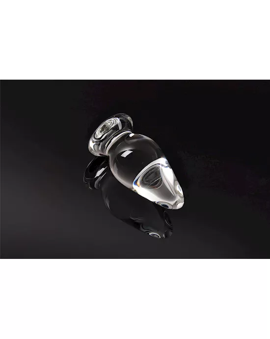 Anal Warm Up Glass Buttplug