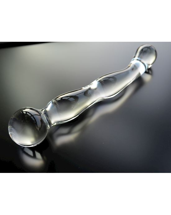 Glass Anal Bead Stick