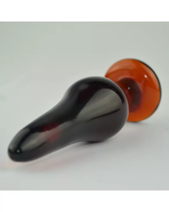 Slippery When Wet Glass Butt Plug