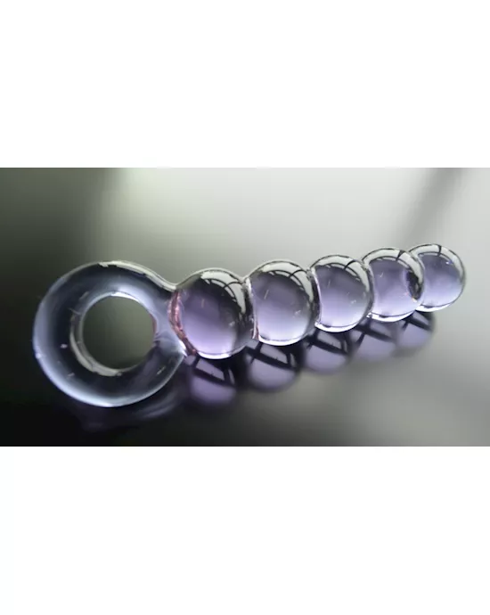 Just One Step at a Time Glass Anal Toy